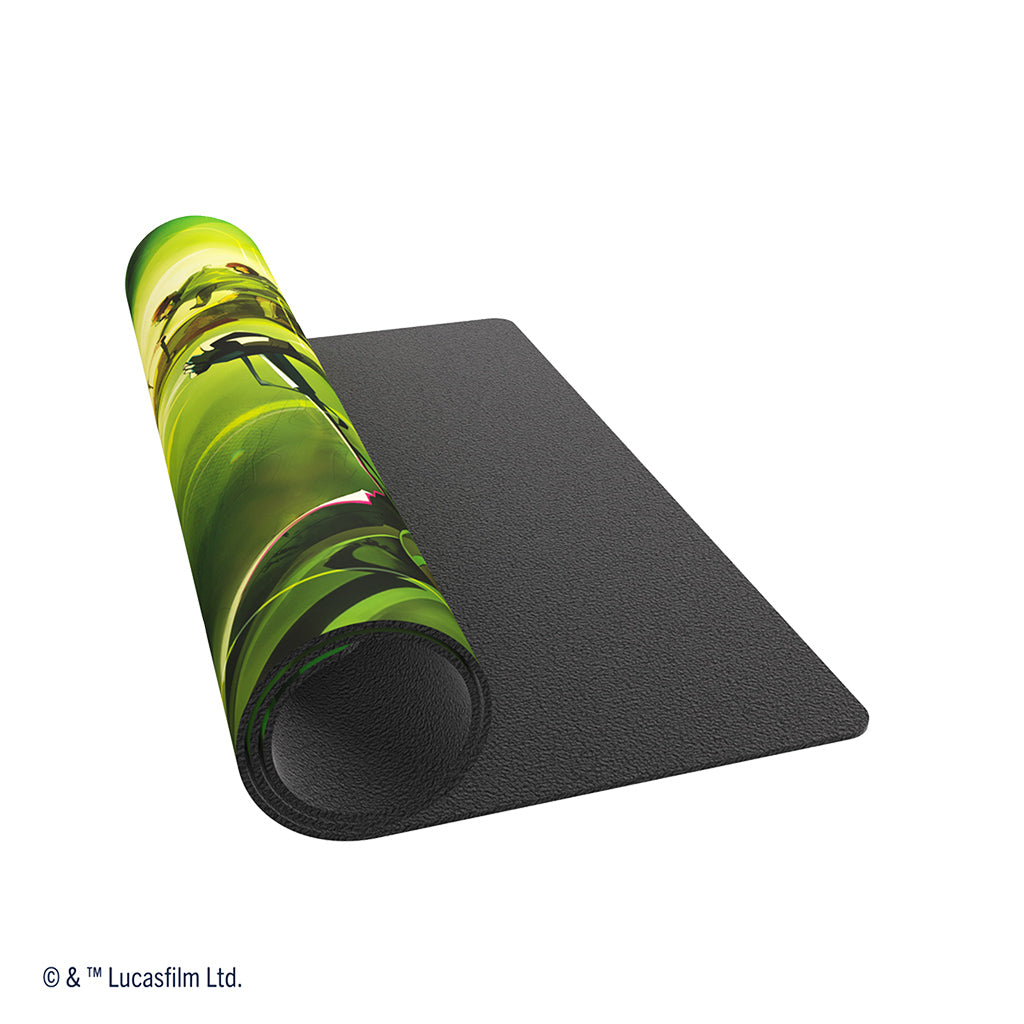Star Wars: Unlimited - Speeder Bike Chase Game Mat detailed artwork close-up