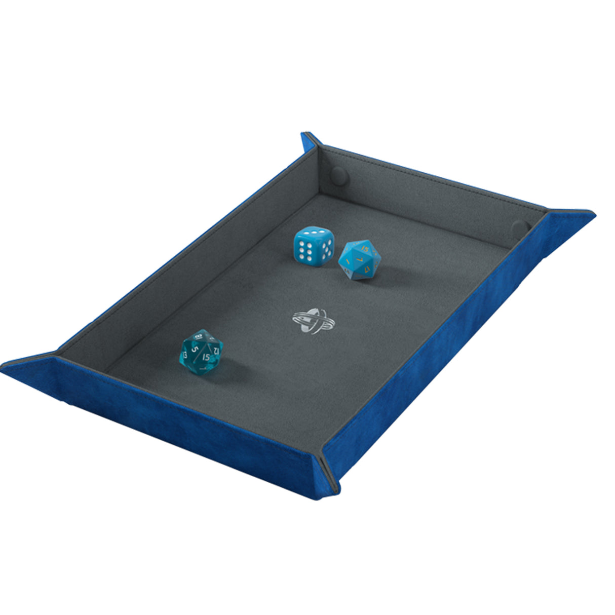 Gamegenic: Games Lair 600+ Blue close-up of magnetic closure and premium materials