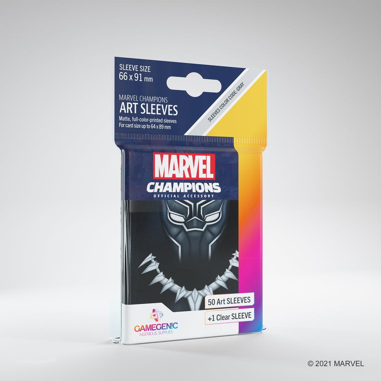Marvel Champions Art Sleeves: Black Panther