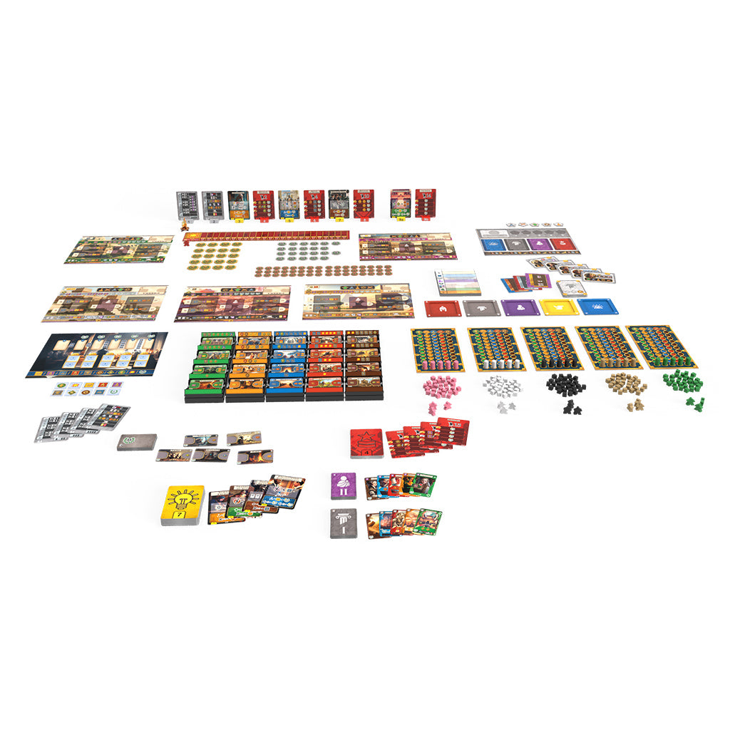 Path of Civilization game components and cards