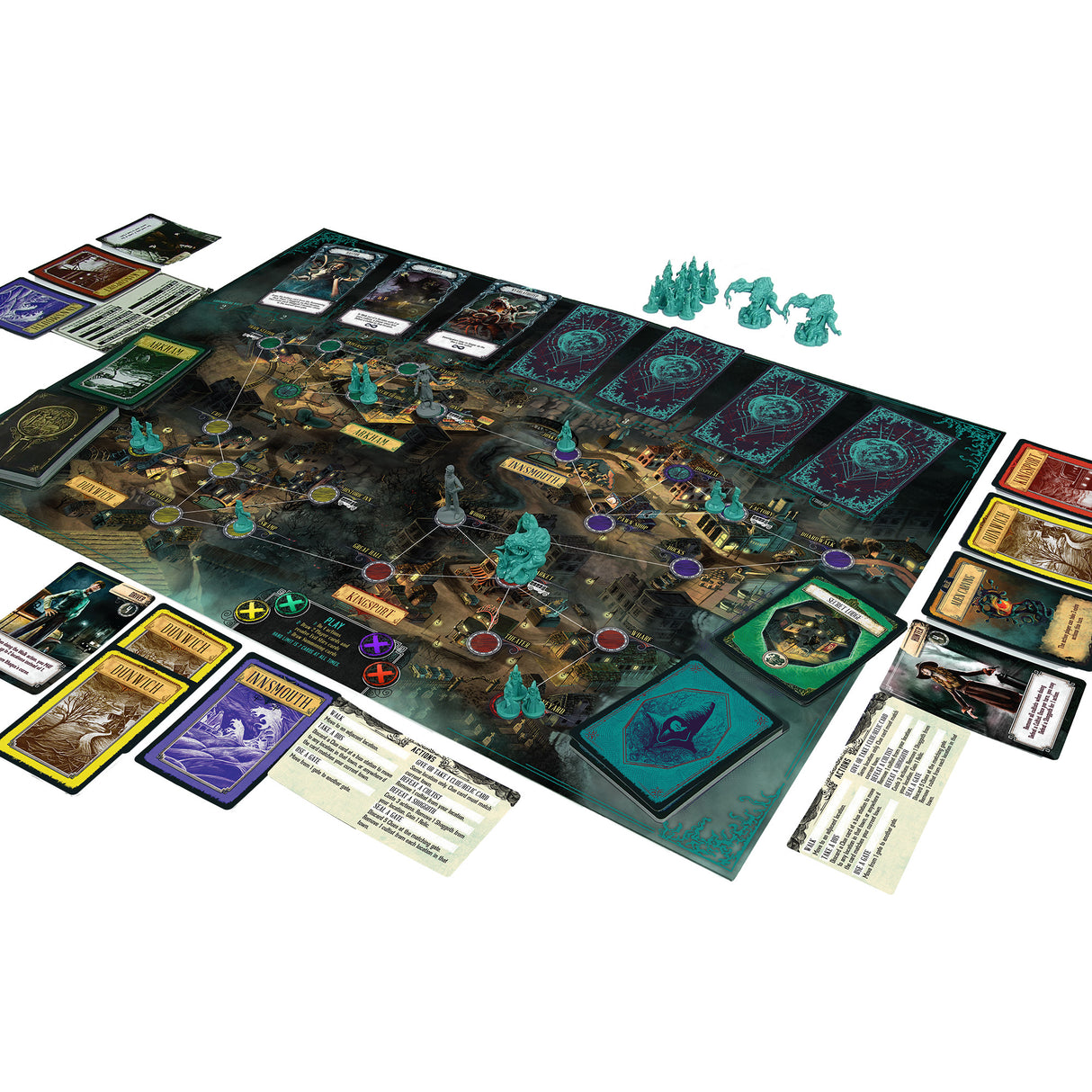 Pandemic: Reign of Cthulhu gameplay with sanity mechanics