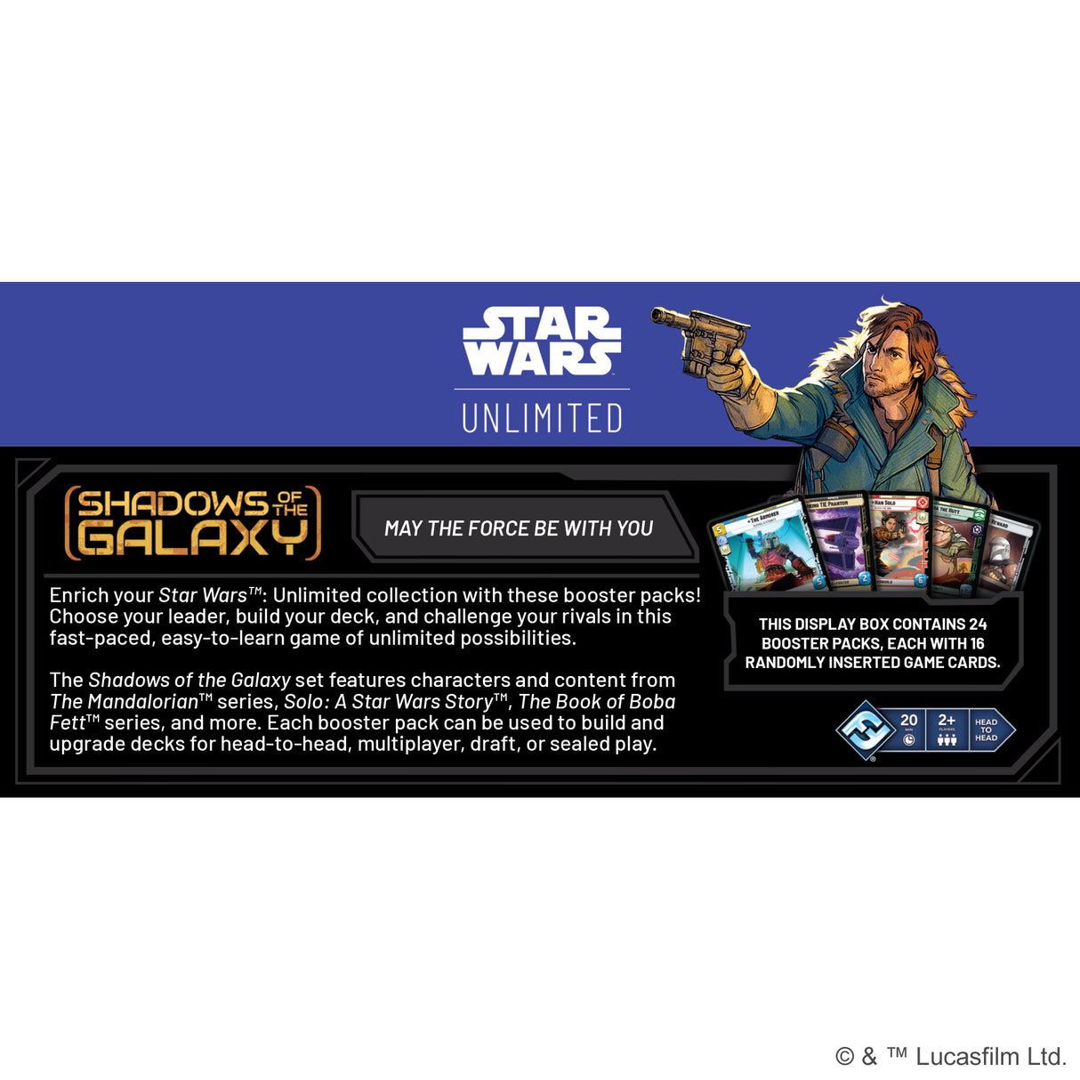 Star Wars Unlimited: Shadows of the Galaxy - Booster Display Box