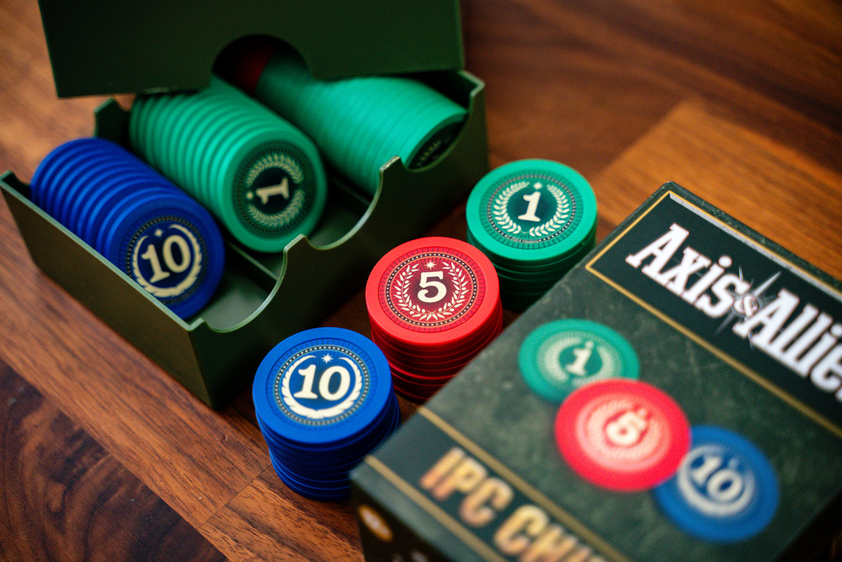 Axis & Allies IPC Chips detailed currency chips for economic management