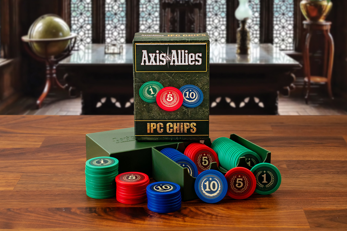 Axis & Allies IPC Chips all denominations for enhanced gameplay tracking
