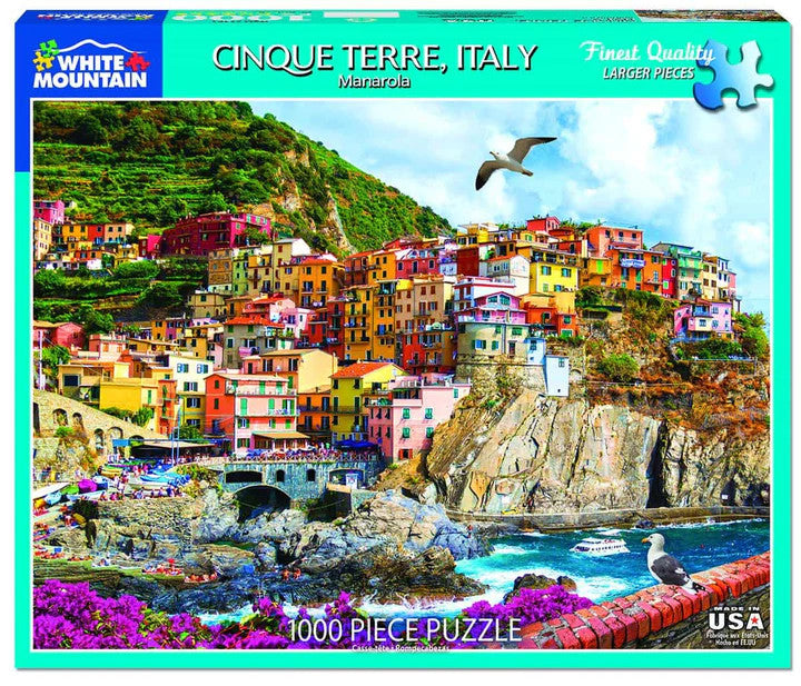 Cinque Terre, Italy - 1000 Piece Jigsaw Puzzle White Mountain