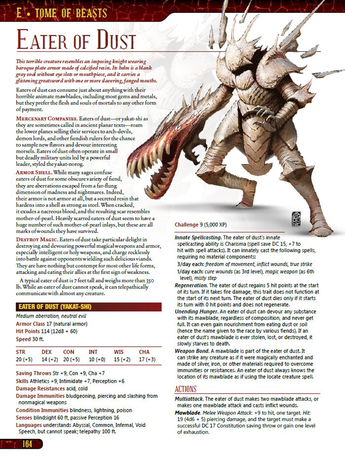 Tome of Beasts 5e