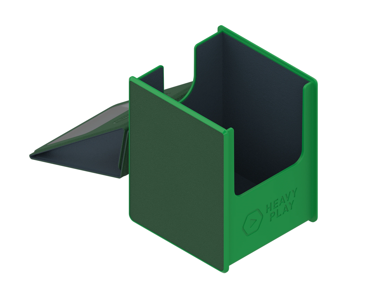 Heavy Play RFG Deckbox MAX 100DS: Ranger Green displaying compact design