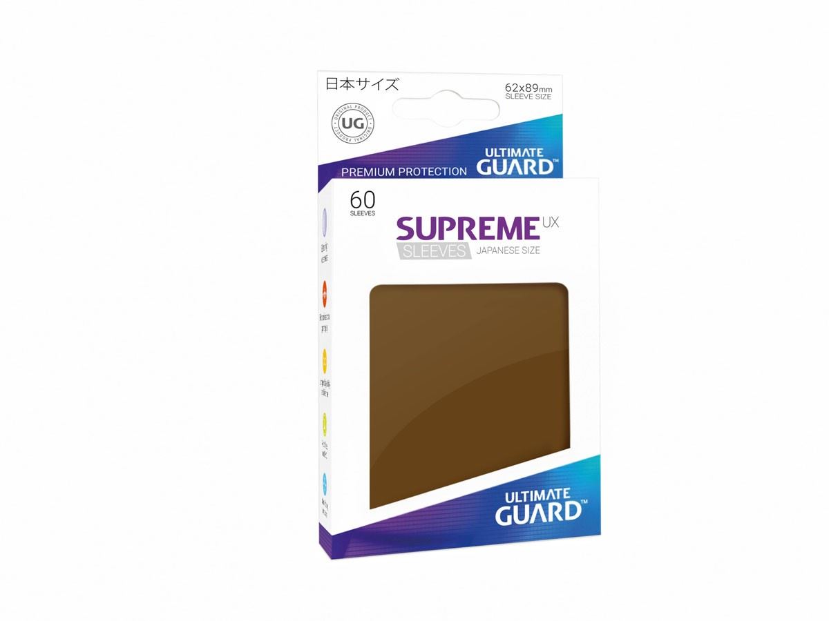 Ultimate Guard Protectors: Brown Small Supreme UX