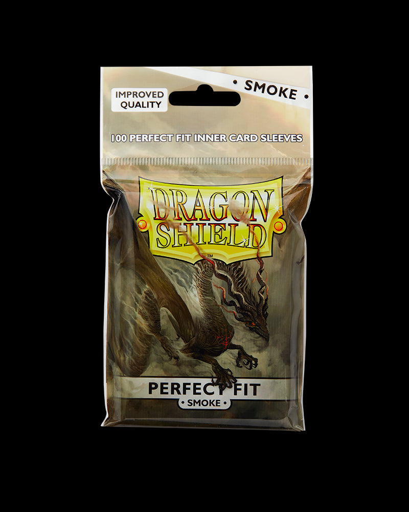 Dragon Shield Smoke - Toploading Perfect Fit Sleeves - Standard Size