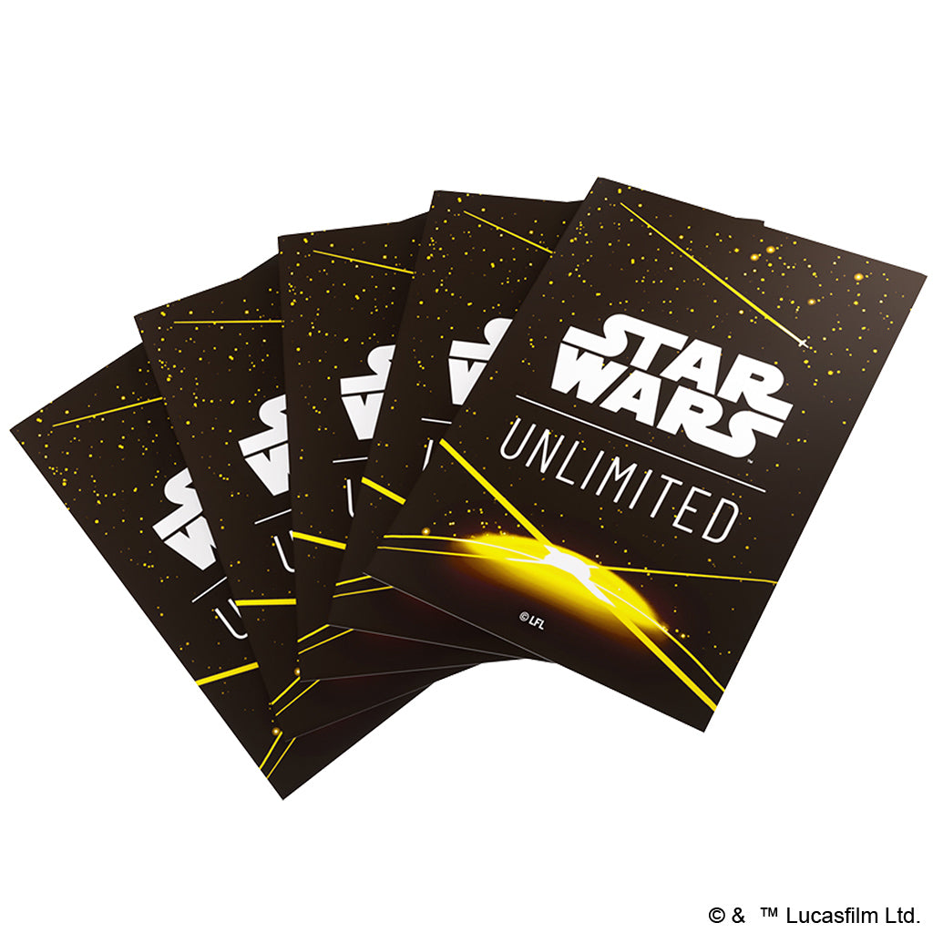 Star Wars: Unlimited Art Sleeves - Card Back Yellow
