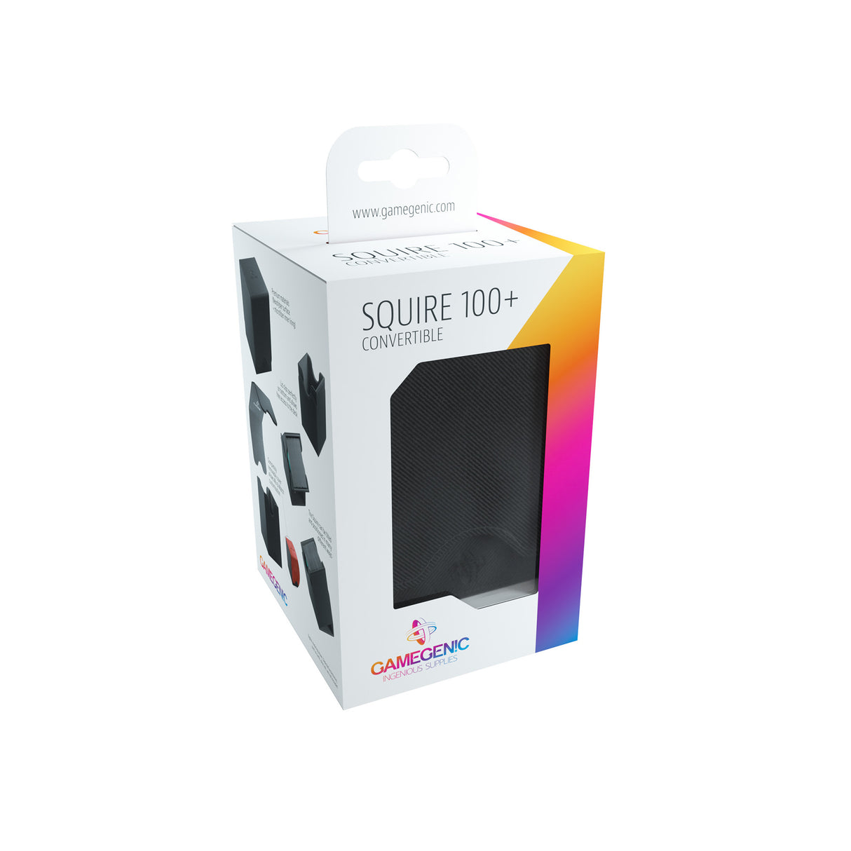 Gamegenic: Squire Deck Box 100plus Black in box