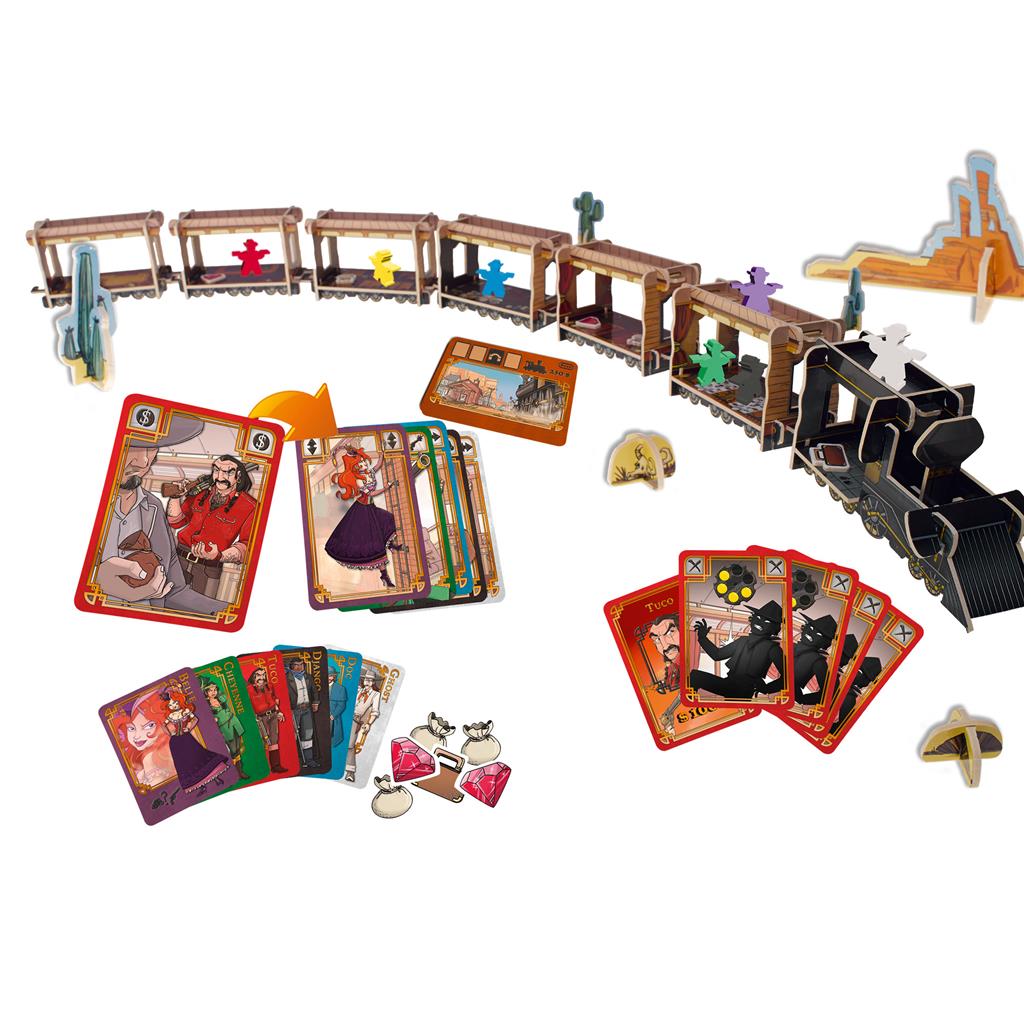 Colt Express Wild West train robbery gameplay