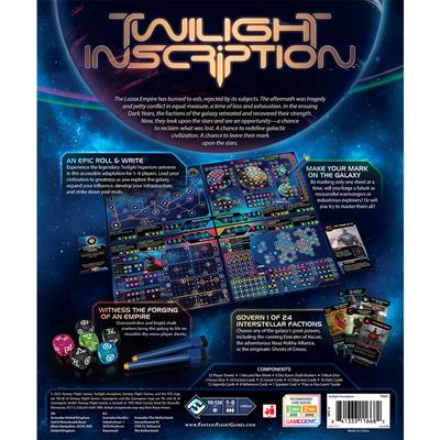Twilight Inscription gameplay setup with player boards