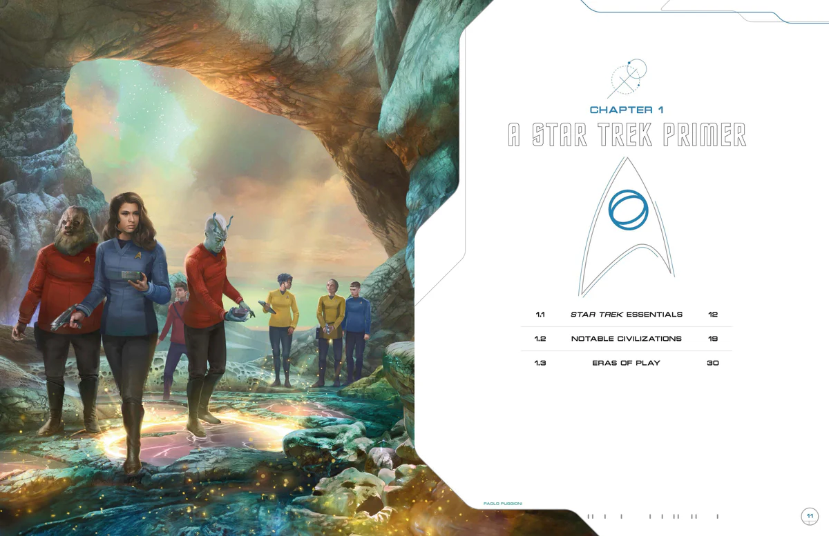 Star Trek Adventures RPG: 2nd Edition - Core Rulebook RPG interior pages with character creation