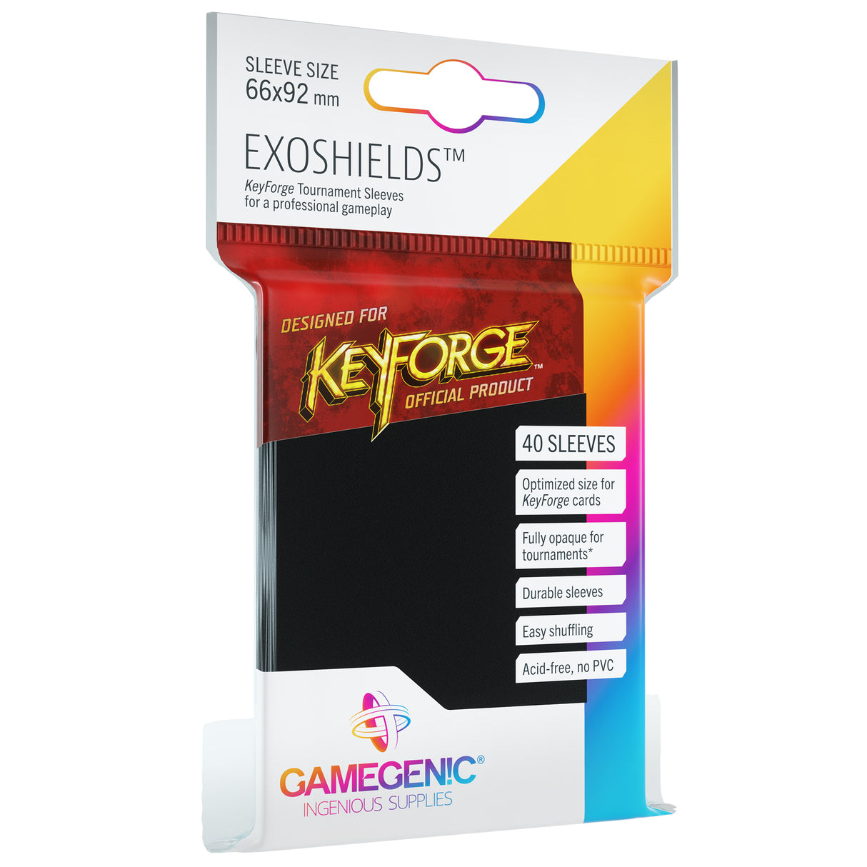 Keyforge: Deck Sleeves Black 40-count