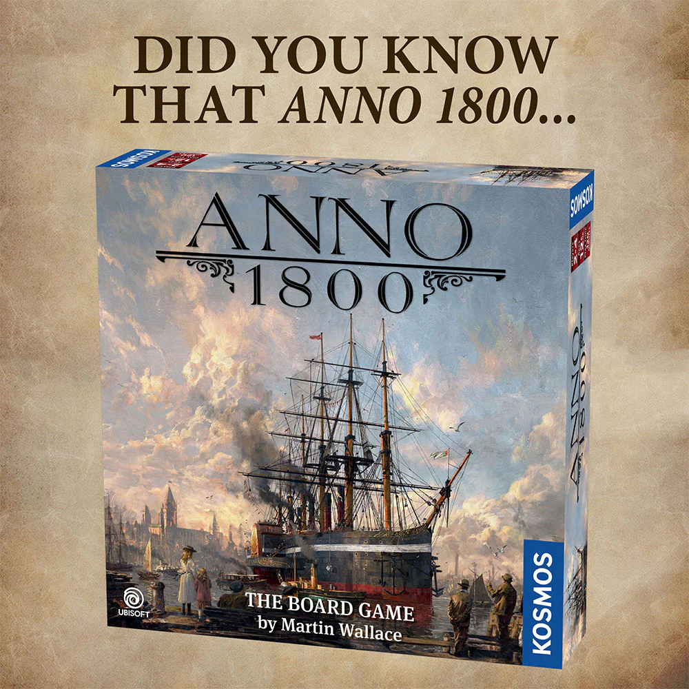 Anno 1800 gameplay setup with city building