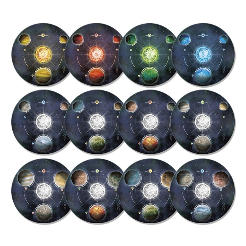 Nexum Galaxy board game detailed components