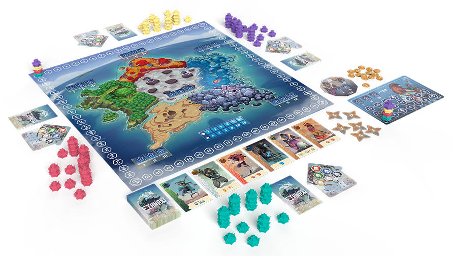 Ethnos 2nd Edition area control strategy game setup