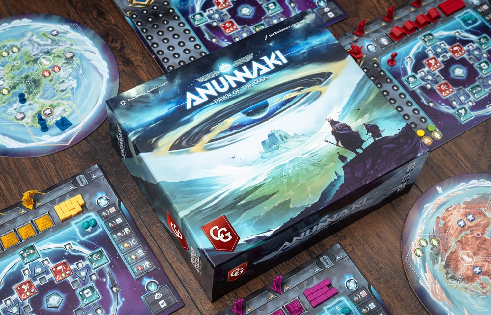 Anunnaki: Dawn of the Gods board game box | Elderwoods