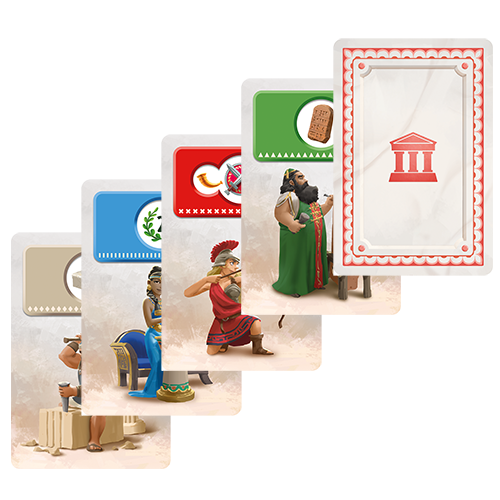 7 Wonders Architects game components and wonder cards