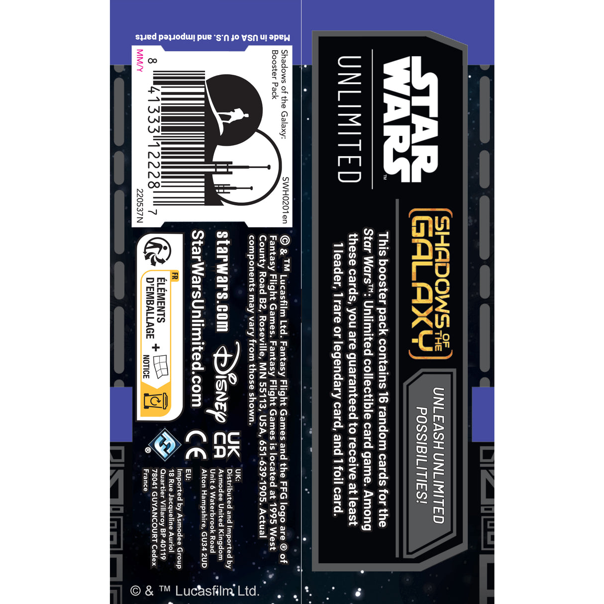 Star Wars Unlimited: Shadows of the Galaxy - Booster Pack