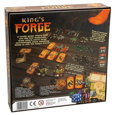 King's Forge game board and crafting cards