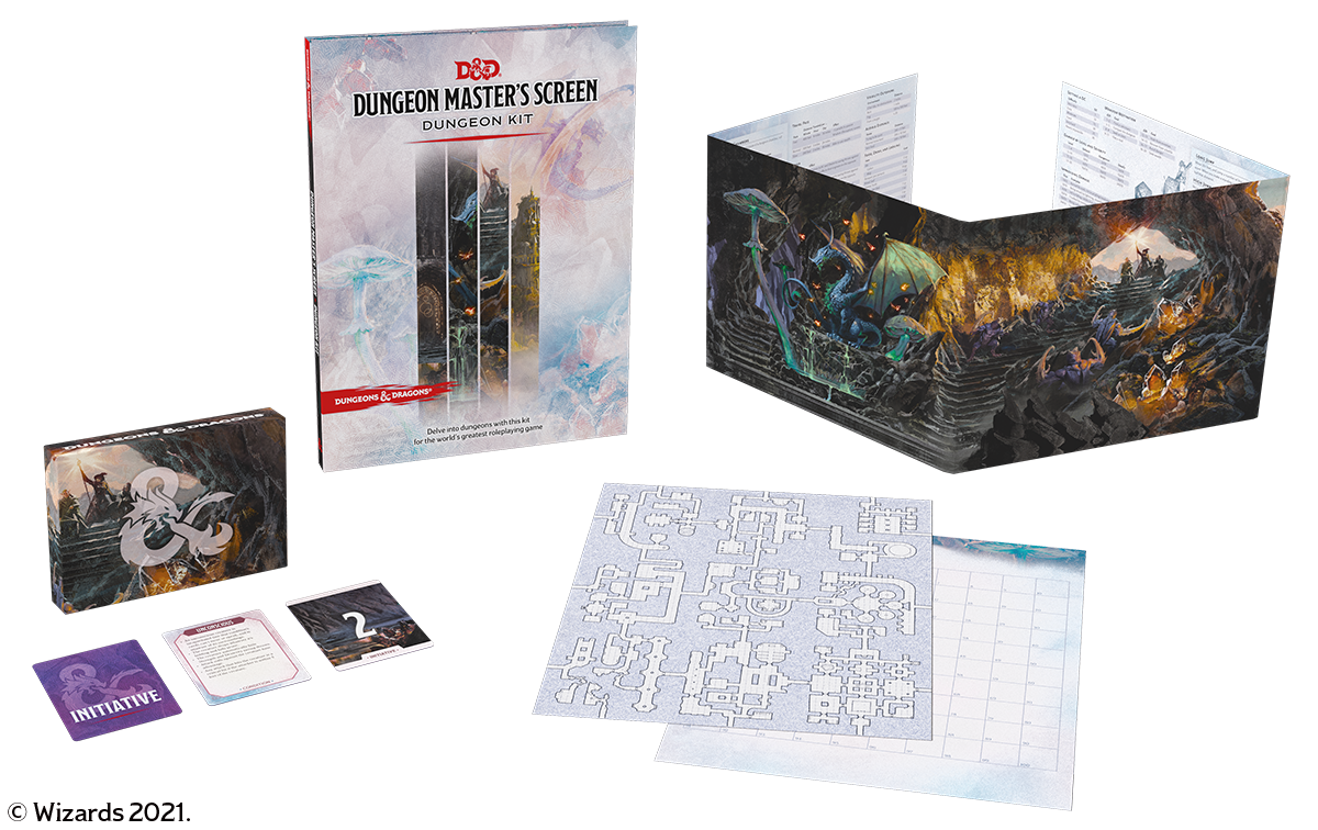 D&D 5e DM Screen Dungeon Kit
