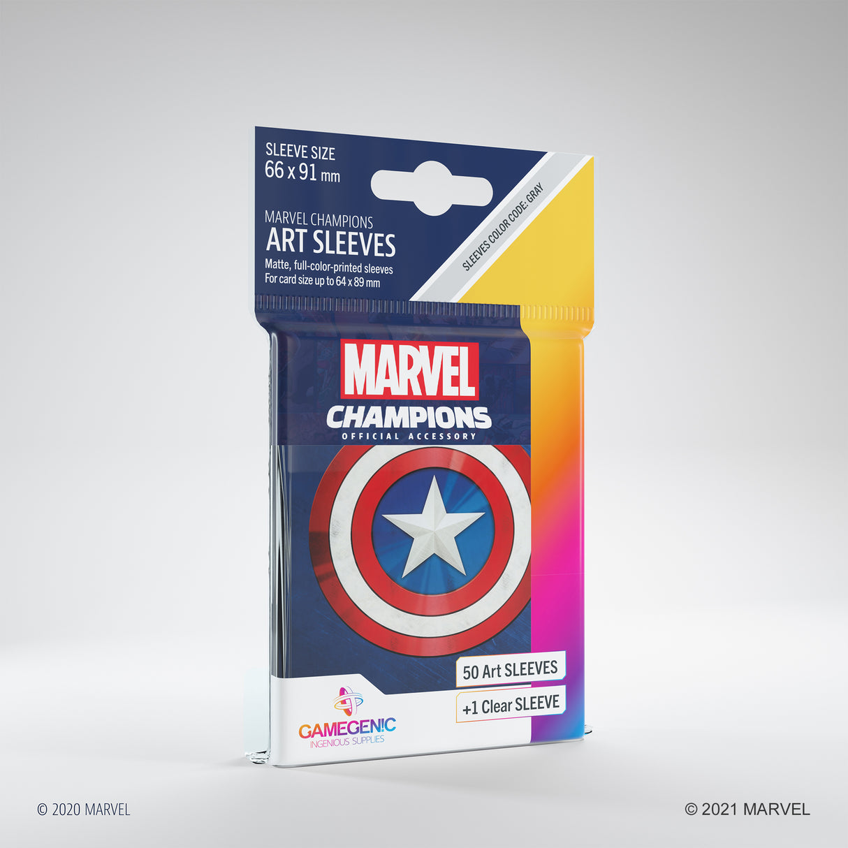 Marvel Champions Art Sleeves: Captain America