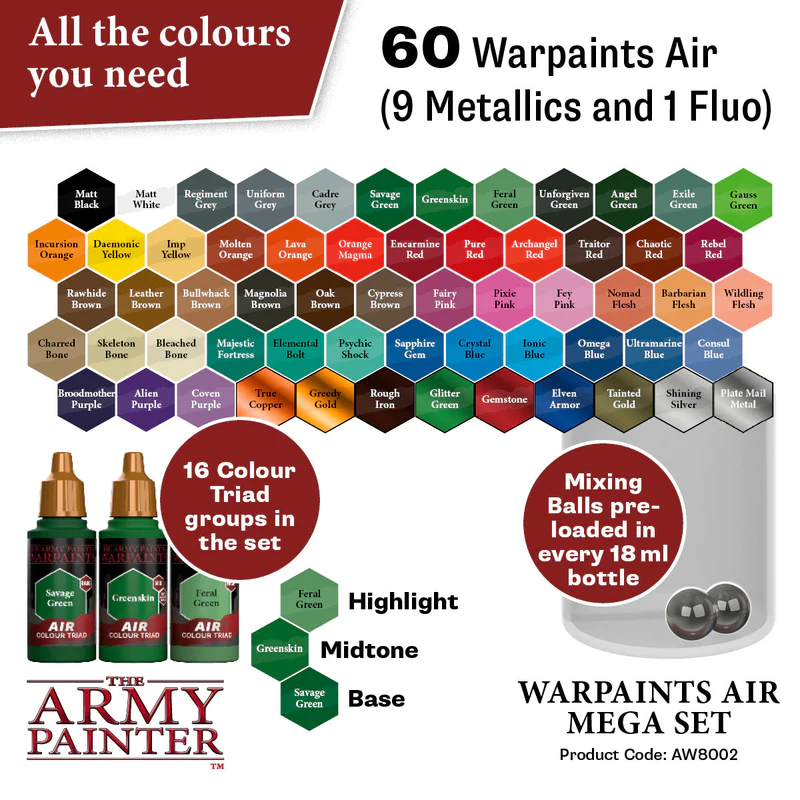 Warpaints Air: Mega Set
