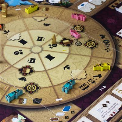 Sabika detailed game pieces and artisan cards