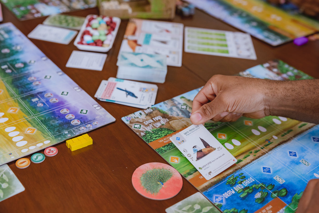 Wingspan: Asia flock mode and duet gameplay