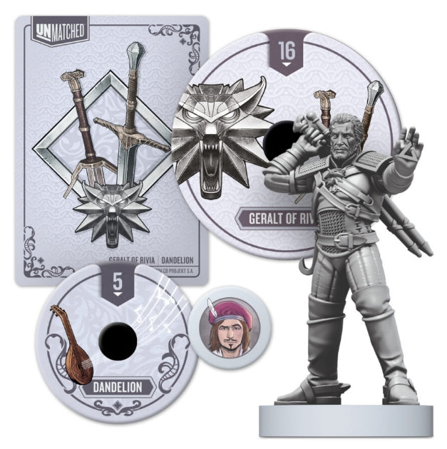 Unmatched: Witcher: Steel and Silver tactical combat gameplay