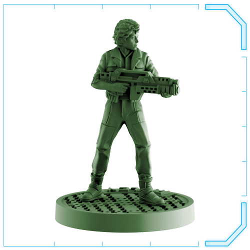 Aliens Board Game detailed game pieces and miniature