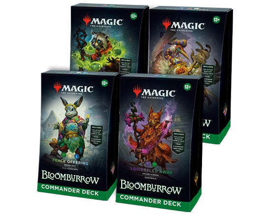 MTG: Bloomburrow Commander Individual Decks