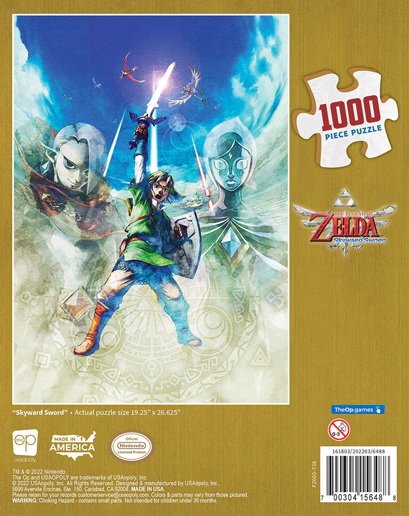 Zelda - Skyward Sword 1000 Piece Puzzle