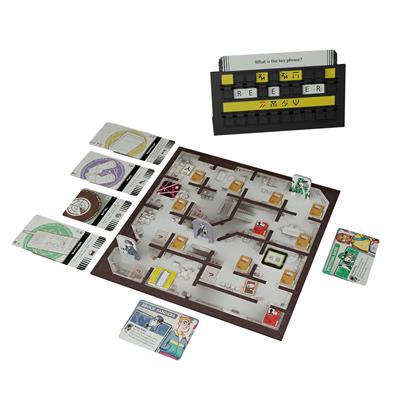 The Initiative game components and mystery cards