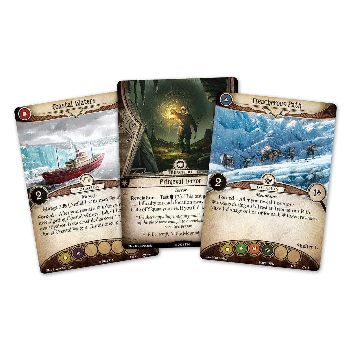 Arkham Horror: TCG - Edge of the Earth Campaign Expansion showing game box cover
