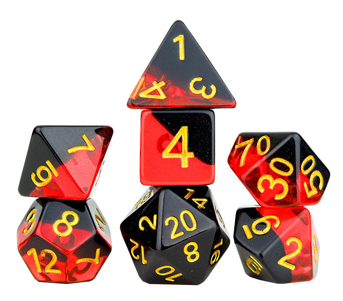 Sirius Dice: RPG Dice Set (7): Brimstone