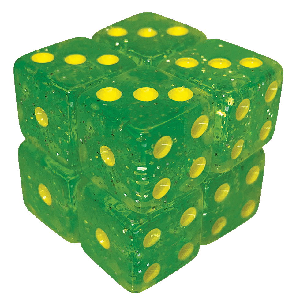 Gelatinous displaying colorful cube gameplay pieces