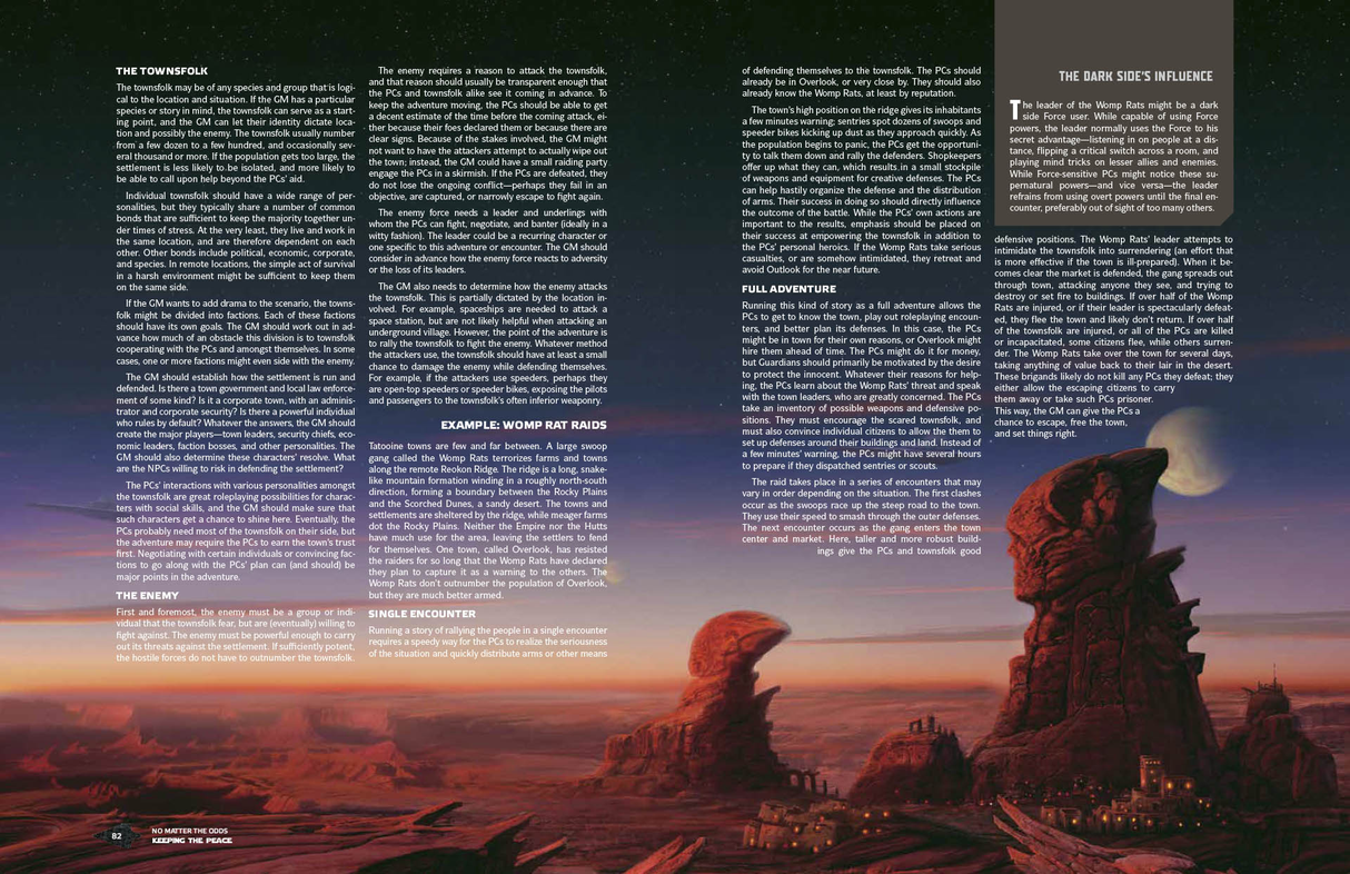 Star Wars - Force and Destiny RPG: Keeping the Peace