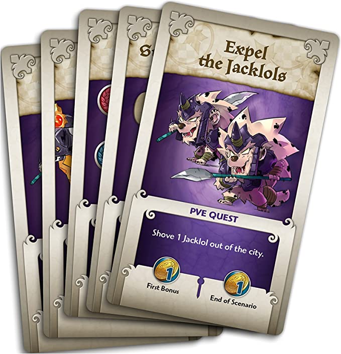 Arcadia Quest Riders gameplay cards and mounted combat mechanics