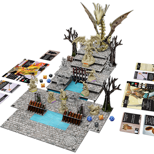Descent Legends of the Dark fantasy adventure game with 3D terrain