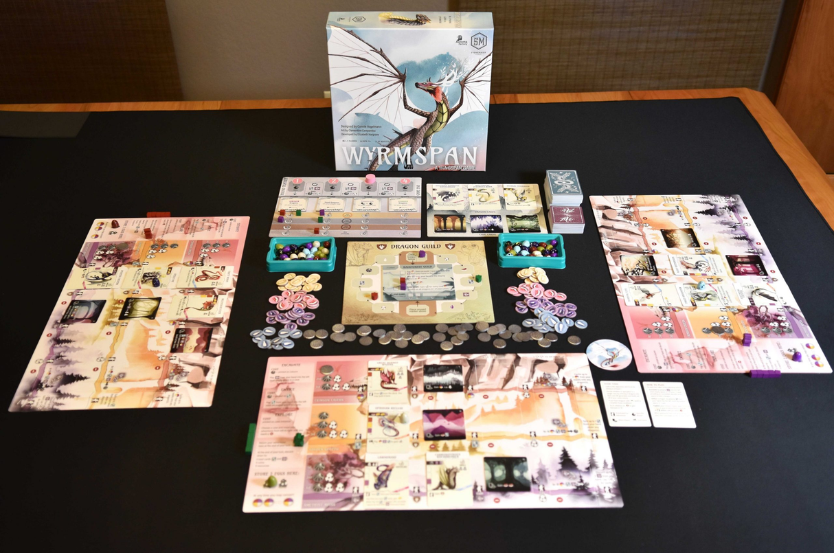Wyrmspan complete game setup