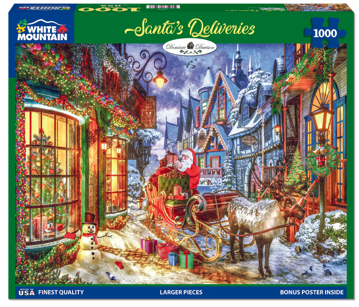 Santa’s Deliveries - 1000 Piece Jigsaw Puzzle