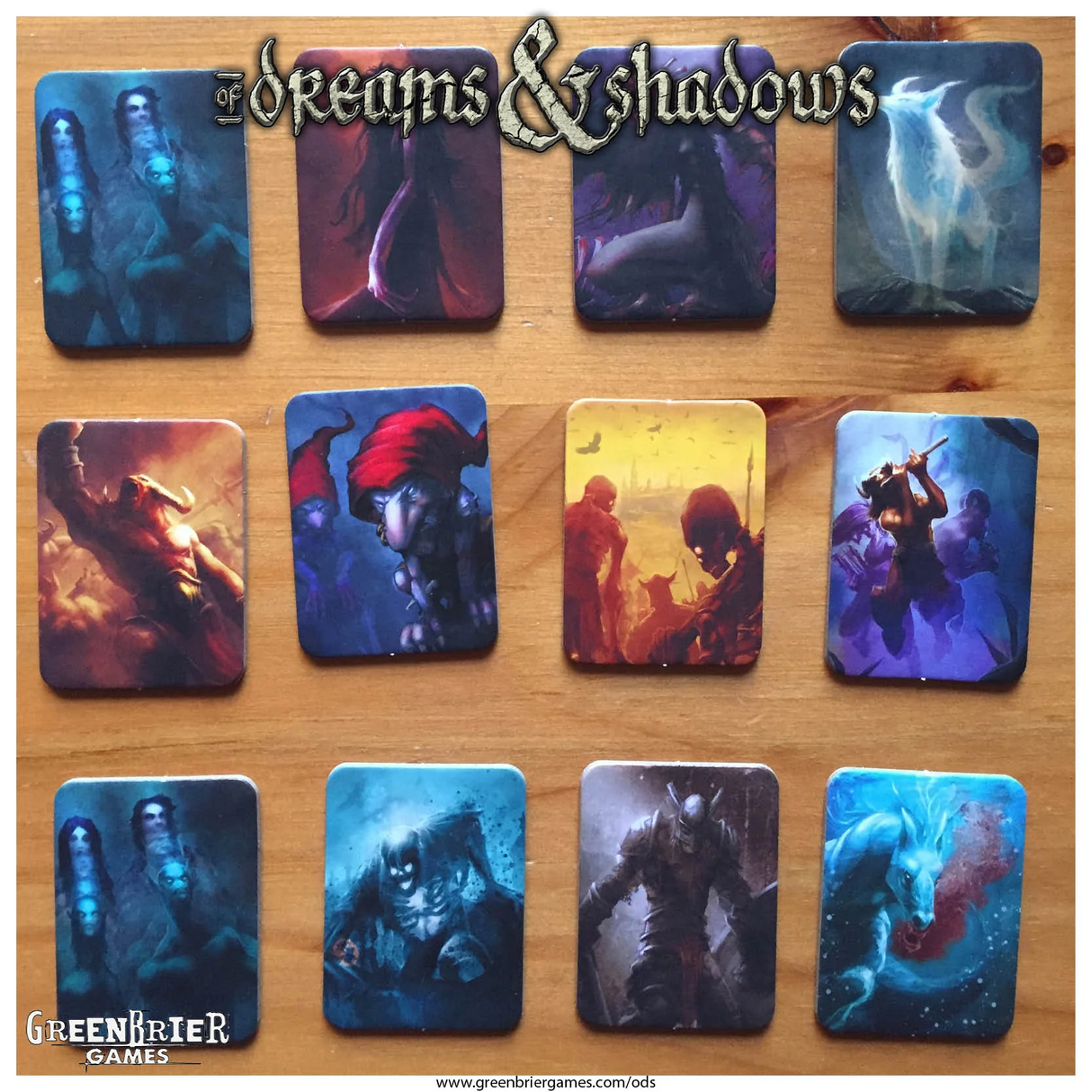 Of Dreams & Shadows fantasy adventure game setup