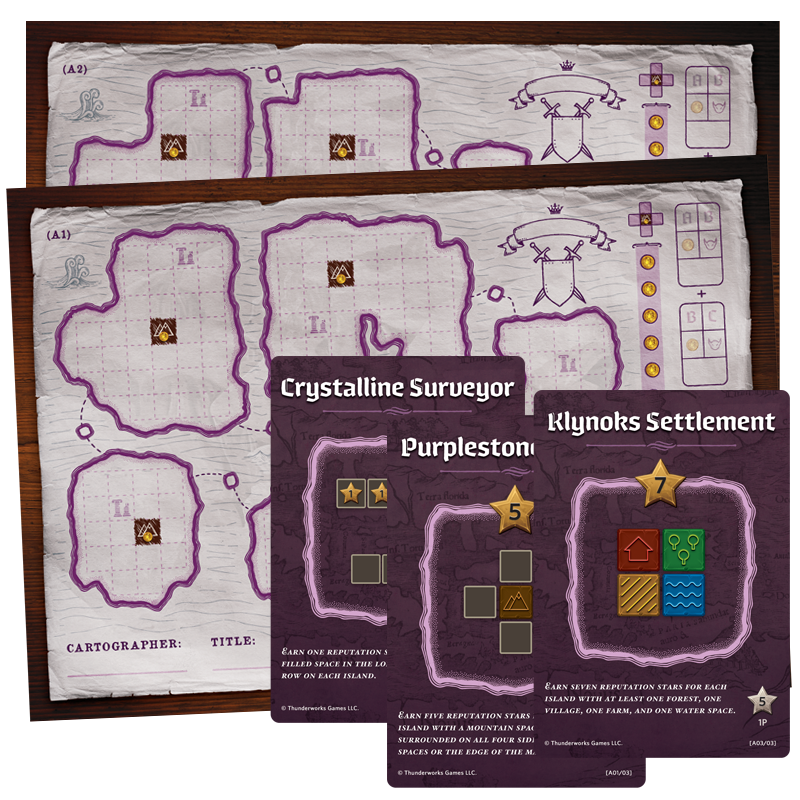 Cartographers: Heroes Affril Map Pack 2