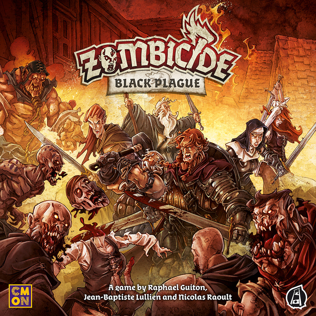 Zombicide: Black Plague game components and cards