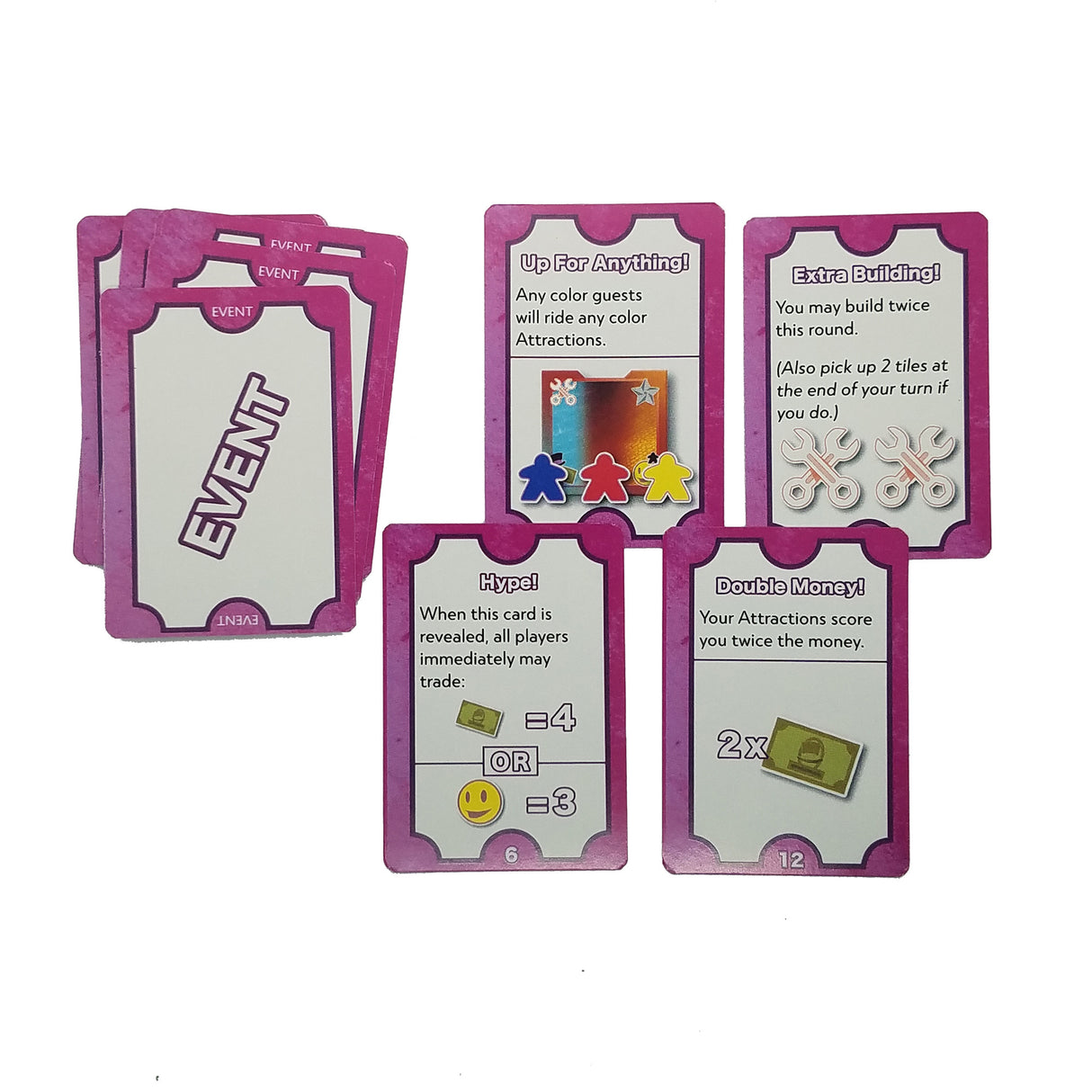 Imagineers blueprint cards and building components