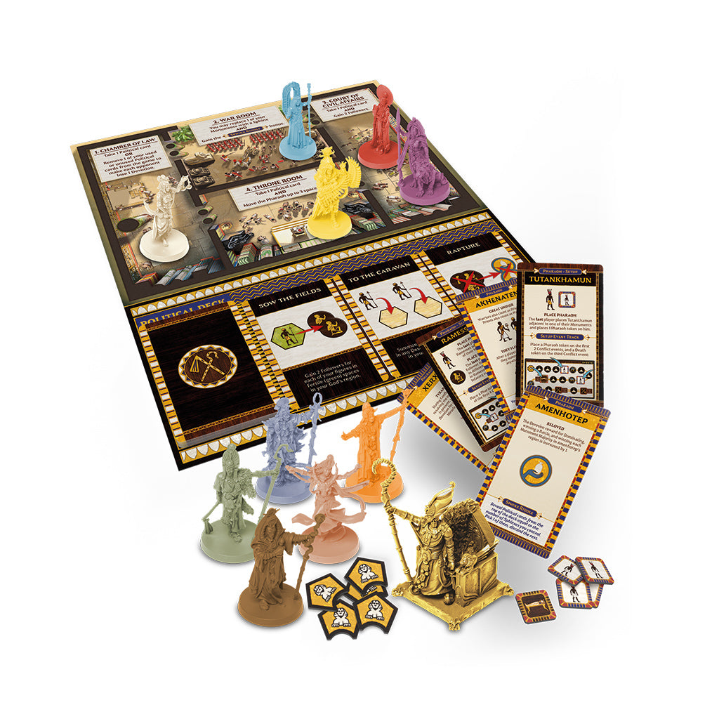 Ankh: Gods of Egypt - Pharaoh Expansion miniatures and figures