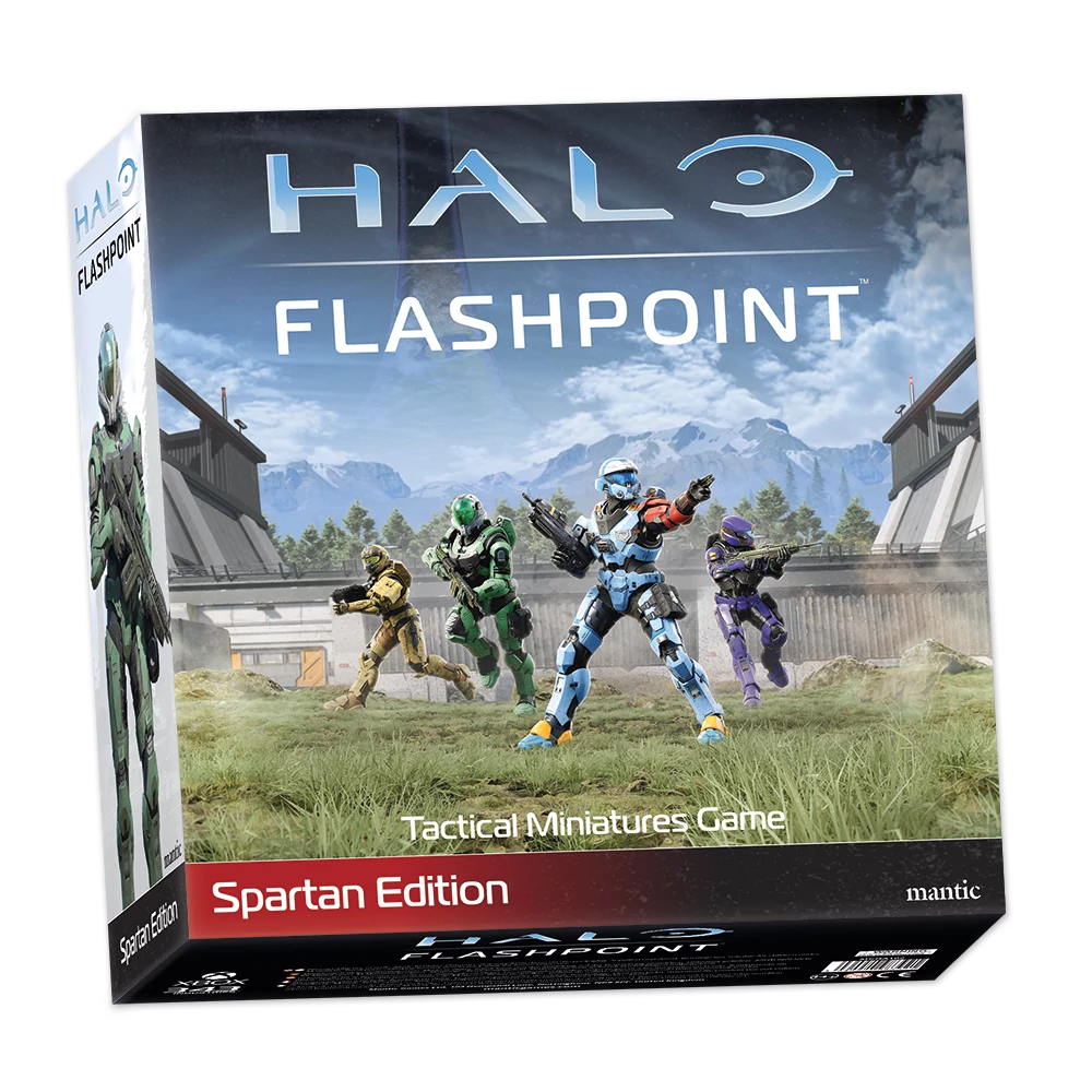Halo Flashpoint Spartan Edition tactical skirmish board game box | Elderwoods